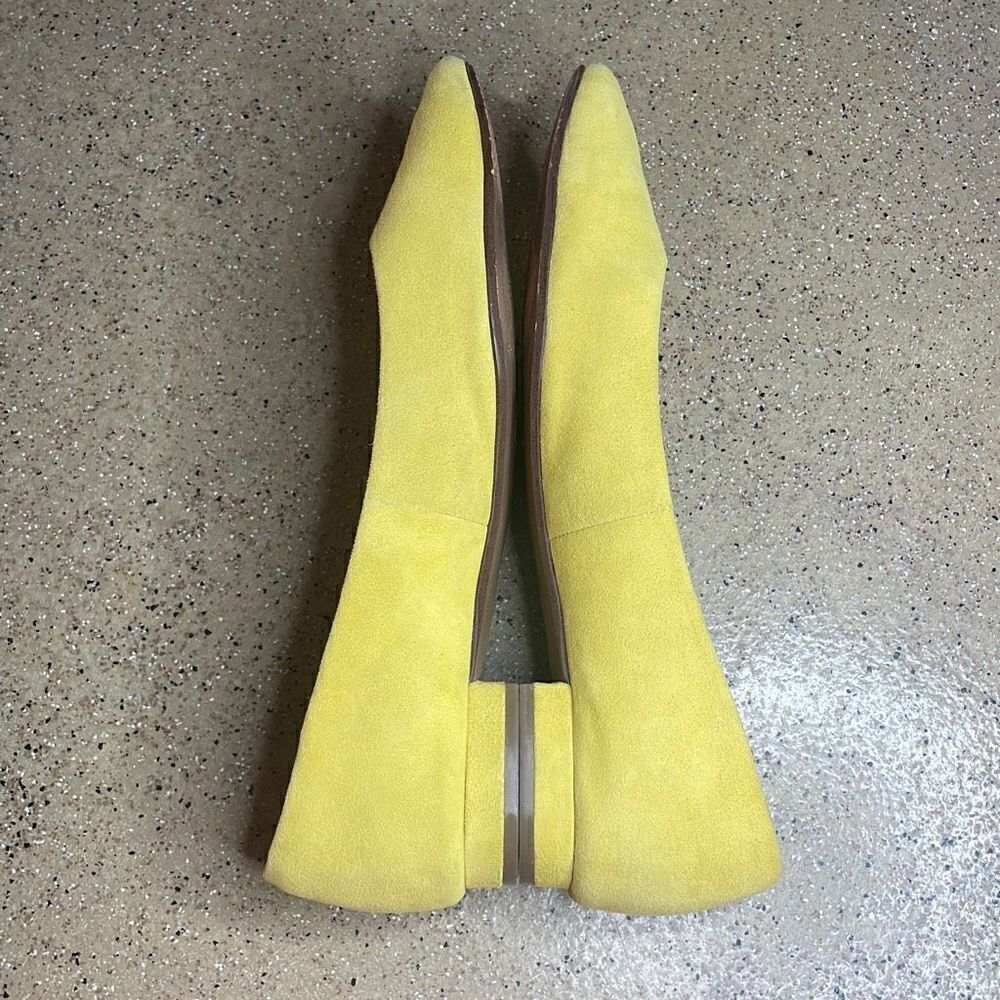Steven New York Bantry Yellow Suede Flats sz 8 - Picture 4 of 10